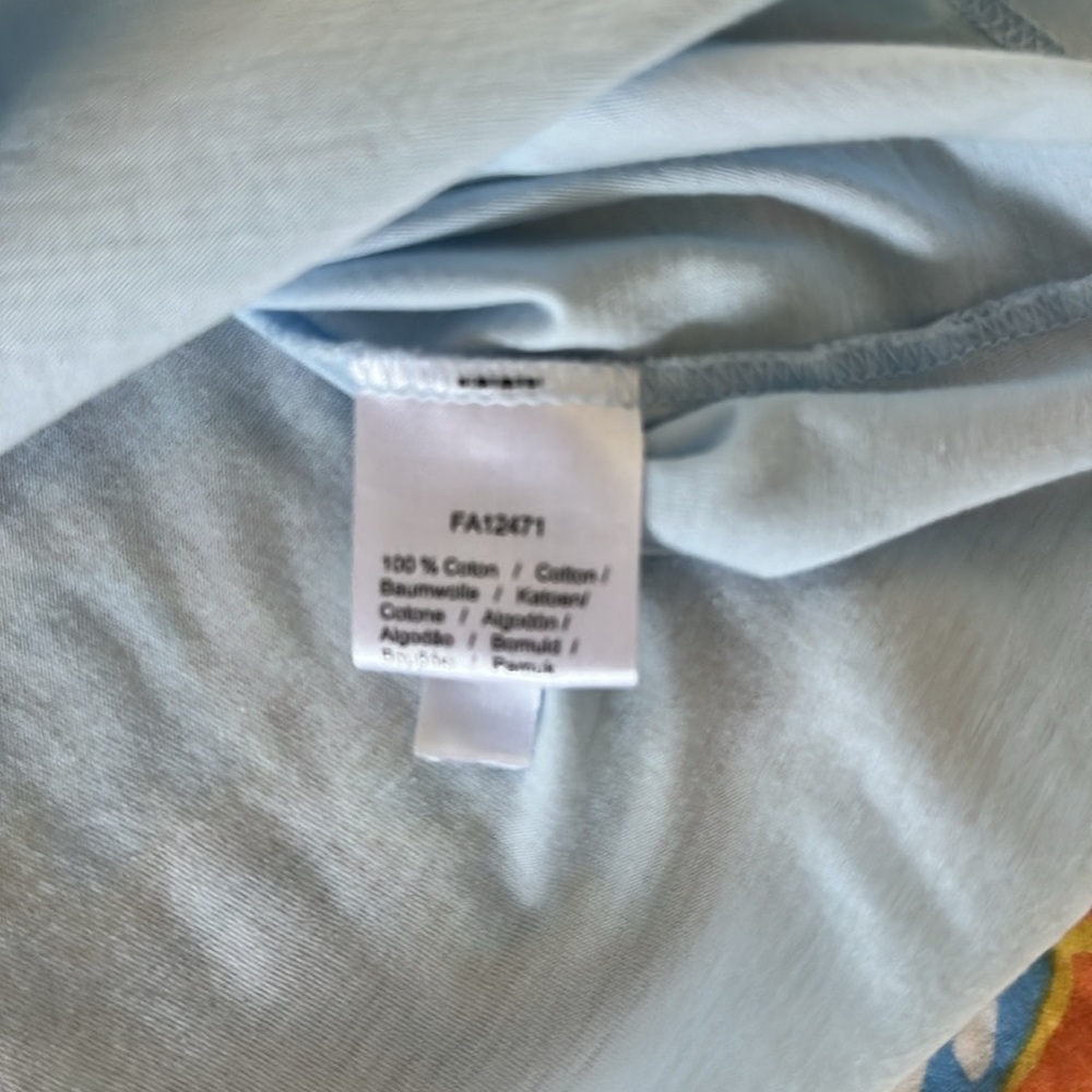 Lacoste Men's Light Blue V-Neck T-Shirt - Picture 5 of 5